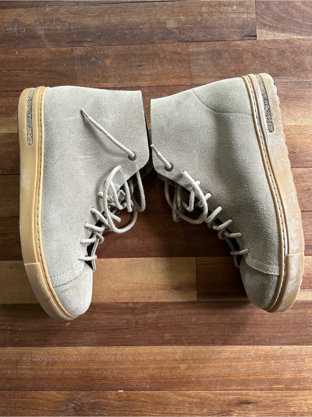 Birkenstock Nubuck Lesther Bend mid Decon Lace-Up Women's Boots taupe 41 - Picture 10 of 11